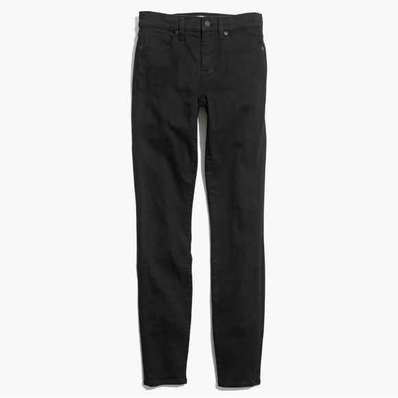 Madewell | 9" High-Rise Skinny Jeans in Black Sea size 31 - Picture 2 of 4